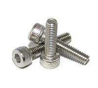 200pcs M1.4×4mm Metric 304 Stainless Steel Socket Head Cap Screws