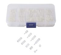 200pcs M2 5 Nylon Hex Standoff Bolts and Nuts Assortment Set Male Female Spacers for Electronics Robotics DIY Projects Includes Plastic Storage Box