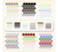 200Pcs Macaron Dot Journal Stickers,Pastel Circle Decor Prints | Sticker pack,for water bottles,laptops,luggage,journals,phone cases,200 assorted dot decor themed pieces