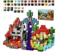 200PCS Magnetic Blocks Set, Magnetic Building Blocks STEM Construction Toys for Kids Ages 3-8, Educational Magnet Tiles for Toddlers, Creative Learning Toy, Birthday Gifts for Boys and Girls Ages 3-10