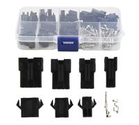 200pcs Male Female 2345 Pin For Jumper Header Wire Connector Kit with Storage Case for Electronic and Electrical Applications