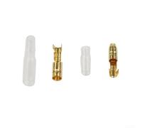 200pcs Male Female Connector Set 3 9mm Electric Terminals with Insulation Sleeves Suitable for Various Wiring Applications