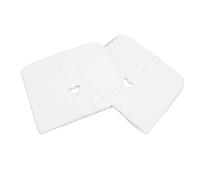 200Pcs Massage Face Cover Massage Face Cradle Cover Disposable Comfortable Headrest Covers Fabric White for Home Salon