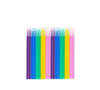 200pcs Micro Applicator Brushes, Disposable Eye Extension Brushes, Micro Make Up Mascara Brushes, Oral and Dental, Multi-colour