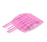 200pcs Micro Applicator Brushes, Pink Disposable Micro Brushes for Eyelash Extensions