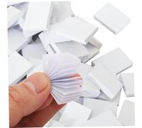 200Pcs Mini Books 1:12 Scale White Dollhouse Books Realistic Compact Dollhouse Miniatures Paper Mini Opening Ornament for Bookshelf Decoration Party Favour