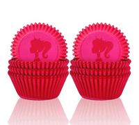 200Pcs Mini Princess Cupcake Cases,Paper Muffin Cake Wrappers Boxes Baking Cups Dessert Holder Cupcake Liners for Valentine's Day Wedding Birthday Party Union Jack Party Cake Decoration
