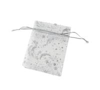 200Pcs Moon Star Organza Gift Bag Multicolor Jewelry Gifts Drawstring Pouches For Party Wedding Jewelry Packing