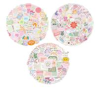 200Pcs Motivational Stickers for Girls - Cute Pink Aesthetic Stickers Reusable Vinyl Waterproof Cartoon Sticker for Kindle, Scrapbook, Water Bottles, Laptops, Bumper, Computer, Phone, Hard Hat & More