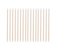 200pcs Nail Art Orange Wood Sticks Wood Nail Cuticle Sticks Nail Cleaning Stick Nail Art Manicure Pedicure Sticks Nail Bit Nail Art Cuticle Pusher Pegs Double Head 15c Suite Bamboo