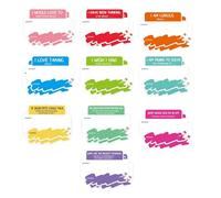 200pcs Name Tag Stickers Connect Stickers - 4 x 3 inches Name Tags Colorful Sticker Safe Conversations Labels Ideal for Team Building Games Icebreakers Questions, Conferences & Family Parties