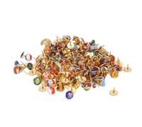 200Pcs National Flag Thumb Tacks in Stainl Steel Box - C Pattern Country Flag Push Pins for Office Decoration, Cork Board and Maps - Deco Standard Pushpins for Flag Enthusiasts