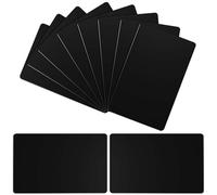 200pcs NFC Cards, Rewritable NTAG215 NFC Tags Programmable NFC Tags Black Blank PVC Cards, 504 Bytes Memory NFC Business Card Chip for NFC Enabled Devices Phone Calls Automatically Commands