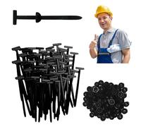 200PCS Nylon Universal Cable Tie Buckle Self-Locking Cable Ties Heavy-Duty Zip Ties with Pins & Buttons Suitable for Quick Fastening Automotive Repair and Daily Use Valentine's Day Gift for Men
