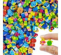 200pcs Ocean Mini Erasers for Kids, Bulk Cute Pencil Erasers Small Fun Erasers for Classroom Rewards Party Favors Gift Filling Eraser