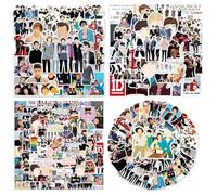 200Pcs One Direction Vinyl Stickers Decals, Singer Stickers, Pop Band Posters for Laptop Water Bottle Bike Skateboard Luggage Hydro Flask Snowboard Scrapbook, Waterproof Decals for Kids Girls Teen
