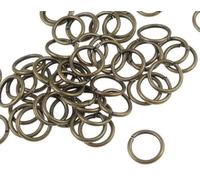 200pcs Open Jump Ring 4mm (0.16 Inch) Small O Ring Connector (Wire 0.8mm/20 Gauge) Tarnish Resistant Antique Bronze for DIY Craft Jewelry Making CF85-4