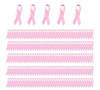 200PCS / Pack Supportive Ribbon Badge Pins Easy to Wear Brooches Awareness Pin for Philanthropic Activities and Volunteer Nonprofit Event Accessories