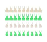 200Pcs Parrot Feeding Forks Plastic Fruit Skewer Holder for Cockatiel Macaw Budgie