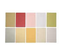 200Pcs Pearlescent Card Stock, Assorted Colors Blank Metallic Cardstock Paper, Rounded Corners 5.9x3.9in, Premium Quality for DIY Crafts, Scrapbooking, Invitations, and More