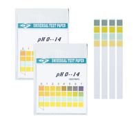 200Pcs pH Test Strips, YRYUNRUI Plastic pH Paper, Universal 0-14 Aquarium Test Strips, Litmus Paper Water Testing Kits for Drinking Water, Urine, Saliva, Soil (2 Pack)