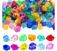200pcs Pirate Treasure Jewels, Acrylic Diamond Gems for Kids Crafts