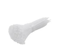 200Pcs Plastic Nylon Cable Ties Self-Locking Cord Ties Straps Adjustable Cables Fastening Loop Home Office Wire Zip Ties(White,3x100mm)