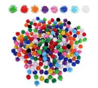 200Pcs Pom Poms Glitter Pom Poms Multicolor Bulk Pom Poms for Crafts Mini Pom Poms for Crafting Cat Fuzzy Toys Balls Small Sparkle Balls for Arts Crafts DIY Art Creative Crafts Decorations