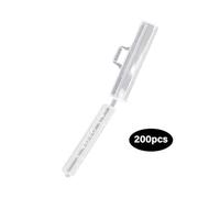 200Pcs Practical Reusable Cable Identification Box Clear Window Secure Fastening Portable For Office Industrial Use Industrial Identification Systems