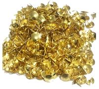 200pcs Push Pins Gold, Brass Head Drawing Pins, Push Pins, Thumb Tacks for Map, Office, School, Bulletin Board, Decoration