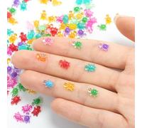 200PCS Resin Animals Mini Turtles, Luminous Resin Turtle, Glow in The Dark Turtles for DIY Craft Garden Landscape Potted Plants Decorations, Mini Plastic Animals for Children