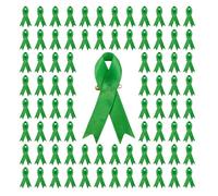 200Pcs Ribbon Badge Pins Fundraising Lapel Pins Silk Fabric Brooch Social Event Public Welfare Party Supply Advocacy Merchandise