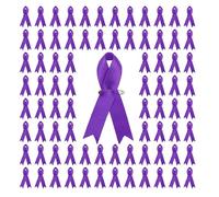 200Pcs Ribbon Badge Pins Fundraising Lapel Silk Fabric Brooch Social Event Public Welfare Party Supply Breast Cancers Awareness