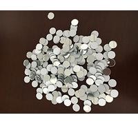 200pcs Round Mirror Mosaic Tiles,10mm (3/8") Small Real Glass Circles for DIY Crafts, Disco Balls, Vase & Frame Decoration - Smooth Edge Bulk Mosaic Supplies(1x1cm)