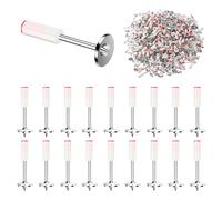 200Pcs Round Nails 7.3mm for Mini Steel Nails Guns, Steel Round Nail for Concrete, Mini Nails for Ceilings, for Nail Gun, Wire Hider, Fixing Installation and Repair