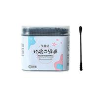200pcs Round&Spiral Head Makeup Cotton Swabs for Ear Nose Clean Paper Sticks Multipurpose Cotton Buds