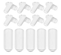 200pcs Rubber Headband End Caps DIY Headband Accessories | Finish, Pack of 200, Replacement Tips for Hair Hoops Parts and Band Ends