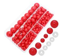 200Pcs Safety Eyes and Secure Washers for Amigurumi Crochet - Thalinfayi 10/15/24mm Red Plastic Safety Eyes Crochet Craft Eyes for Amigurumi, Crafts, Crochet Doll DIY Making Supplies