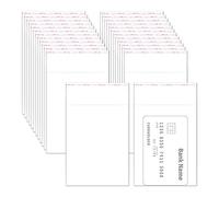 200pcs Self Adhesive Cellophane Bags 3"x4" Small Clear Self Sealing Cello Bags 50µm Transparent Self-Adhesive OPP Poly Bags for Jewelry Seeds Earrings Candies Bakery Cookies(11 Sizes for Choosing)