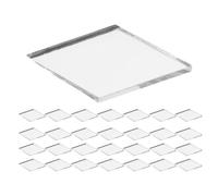 200pcs Self Adhesive Mirror Tiles, Rhombus Acrylic Craft Pieces | Mini Mosaic Set, Tool Free Application, Brilliant Reflective Finish for Art Collage and Disco Balls
