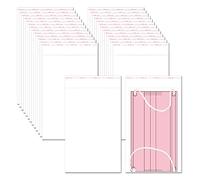 200pcs Self Sealing Cellophane Bags Small 5"x7" Clear Adhesive Cello Bags 50µm Transparent Self-Adhesive OPP Poly Bags for Candies Cookies Chocolates Bakery Seeds Jewelry Soap(11 Sizes for Choosing)