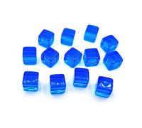 200Pcs/set Six Sided Acrylic Dices Square Corner Dices Clear Board Game Engraving Colorful Educational Toy