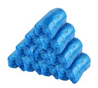200pcs Shoe Covers Disposable Overshoes Carpet Shoe Protectors Shoe Covers Protection Plastic Overshoes Waterproof for Indoor Outdoor, Protects Carpets Floors