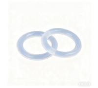 200pcs Silicone O-Rings Outer Diameter 13mm Inner Diameter 11mm Thickness 1mm White Round Sealing Gasket 13x11x1mm(16x14x1mm)