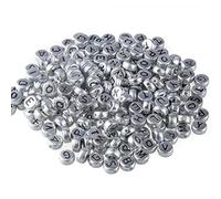 200pcs Silver Plated Acrylic Alphabet Letter Beads 7mm Flat Round Disc Coin A-Z Letter Pattern Pony Beads Loose Spacer Beads Charms for DIY Necklace Bracelet Jewelry Making