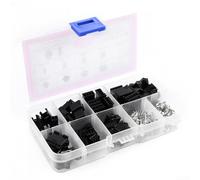 200PCS SM 2.54mm Terminal Connector Kit with 2P 3P 4P 5P Male Female Header for Electronic Circuit Connections and Wiring Projects