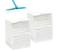 200Pcs Speed Mop Refill, Disposable Dry Sweeping Cloths Pads Dust Magnet | Antibacterial Cleaning, Wet Floor Wipes Fit for Flash Speed Mop, Multi-Surface, Kitchen, Home