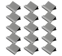 200pcs Stainless Steel Binder Clips Small Paper Fixing Clip Clamps