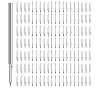 200Pcs Steel Double Headed Nails Professional Skirting Board Nails Durable Double Ended Nails for Secure Installation on Wooden Skirting Boards Wall Panels and Furniture