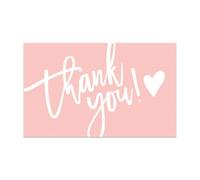 200Pcs Thank You Card Party For Your Support Small For Birthday(Color2)